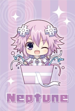 Neptune's Ready To Celebrate With You! [Official Art - eeo Postcard]