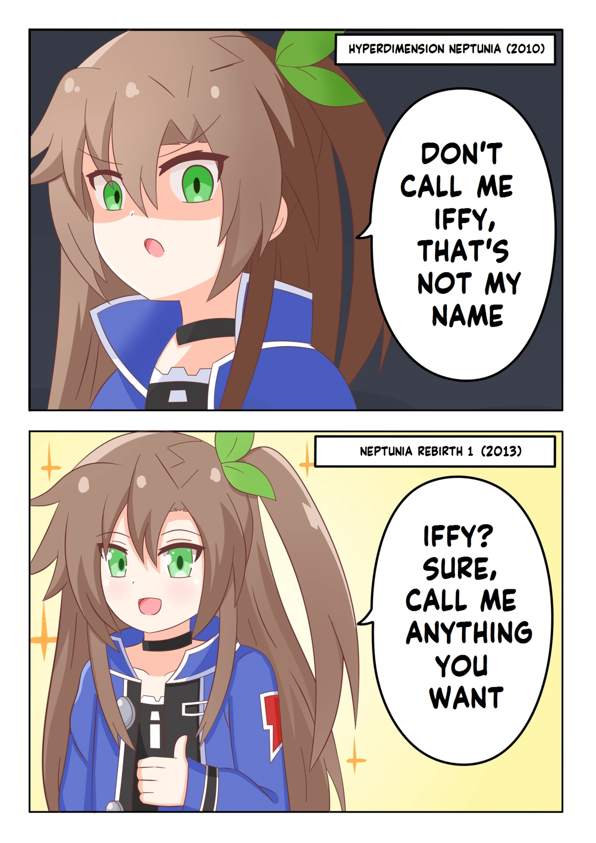 Calling IF "Iffy" In Hyperdimension Neptunia vs RB1 [Leafy Bow]