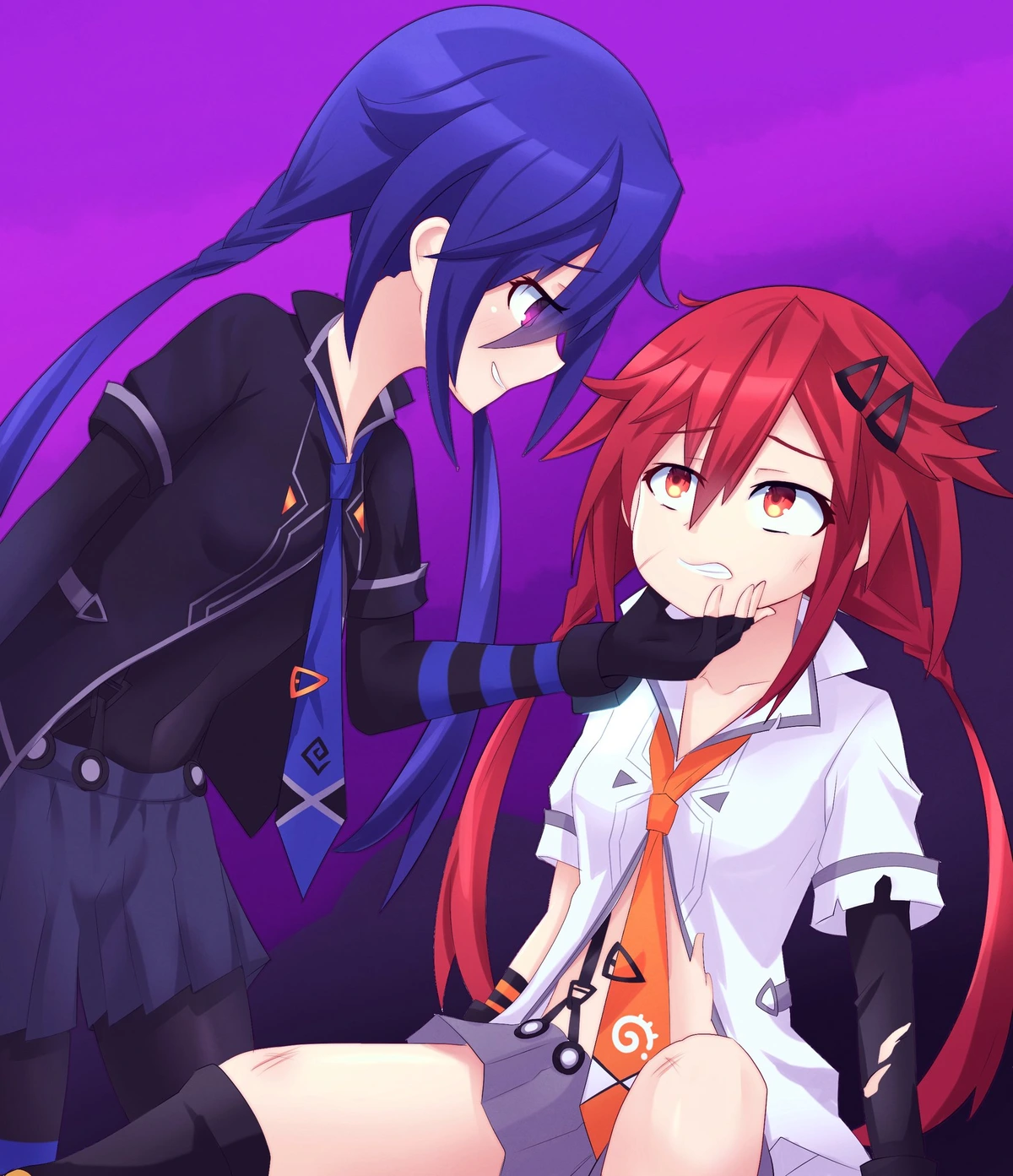 Kurome Confronting Uzume [Daenu8]