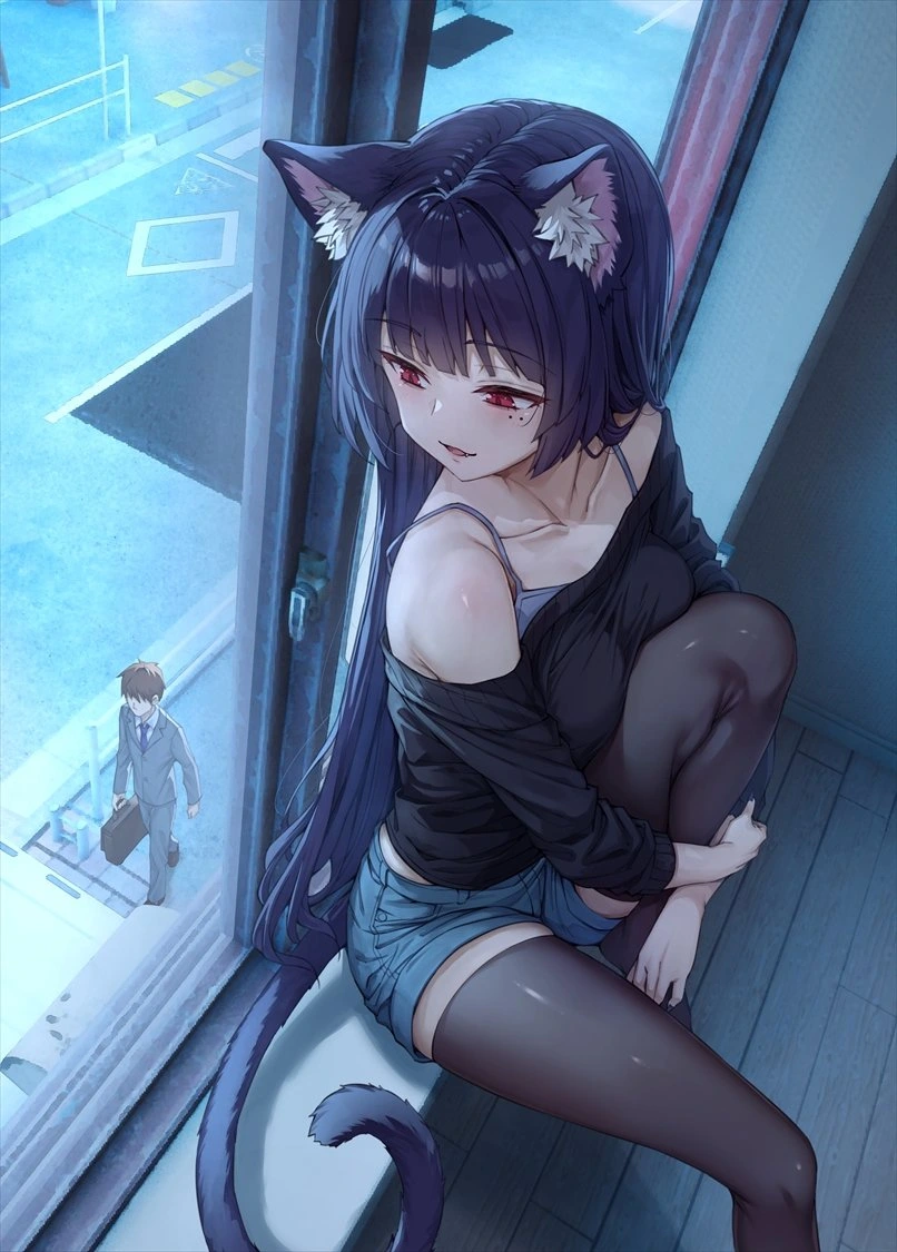 お見送り🐈‍⬛ (by KOTATSU ROOM)